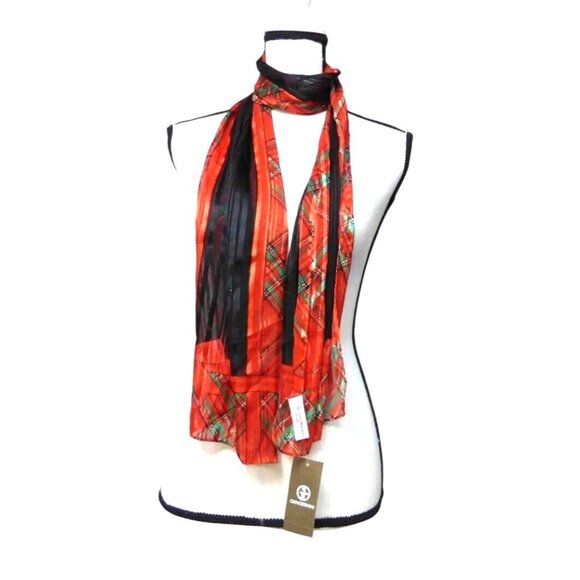 Giani Bernini All Wrapped Up Holiday Oblong Scarf, Black, Multi, OS - Picture 4 of 6